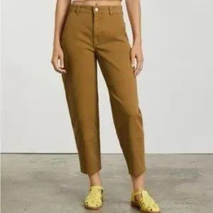 NWT Everlane The Utility Barrel Pant- Golden Brown